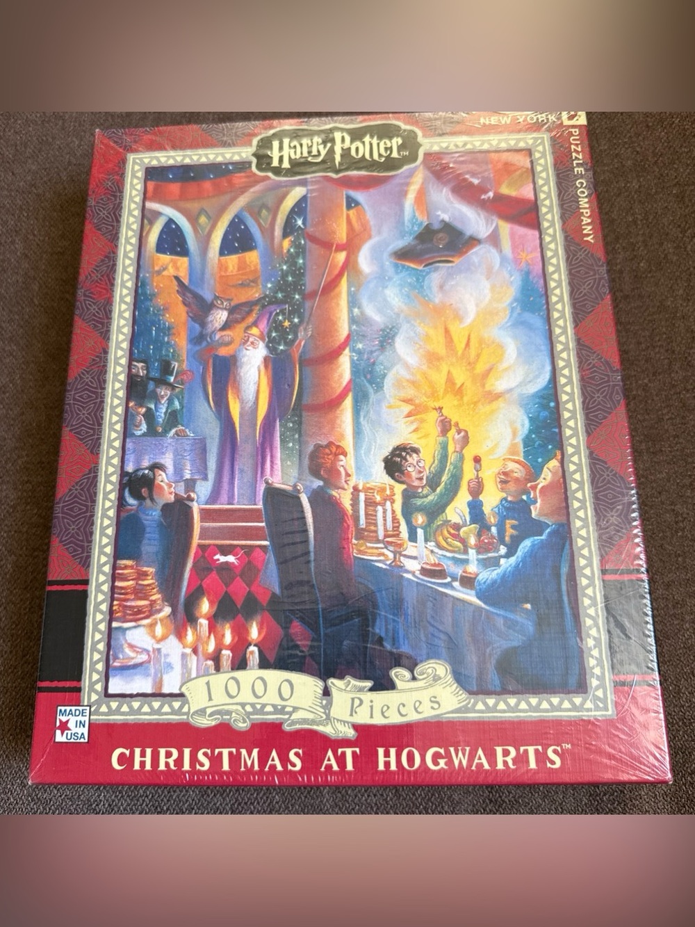 - Harry Potter Christmas at Hogwarts - 1000 Piece Jigsaw Puzzle for Adults by...
